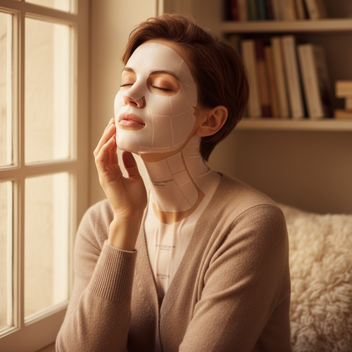 Neck & Décolleté Restore Mask – Blush Plate