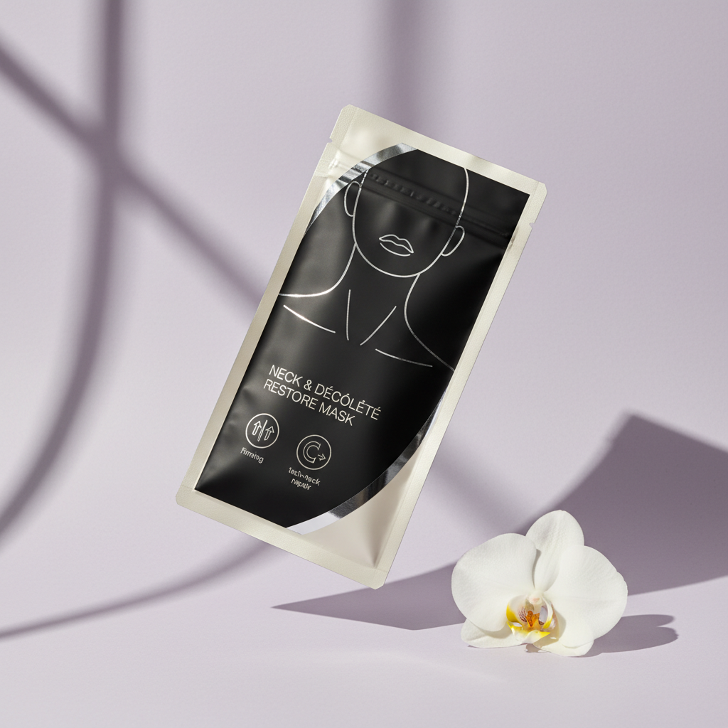 Neck & Décolleté Restore Mask – Rose Petal Stone